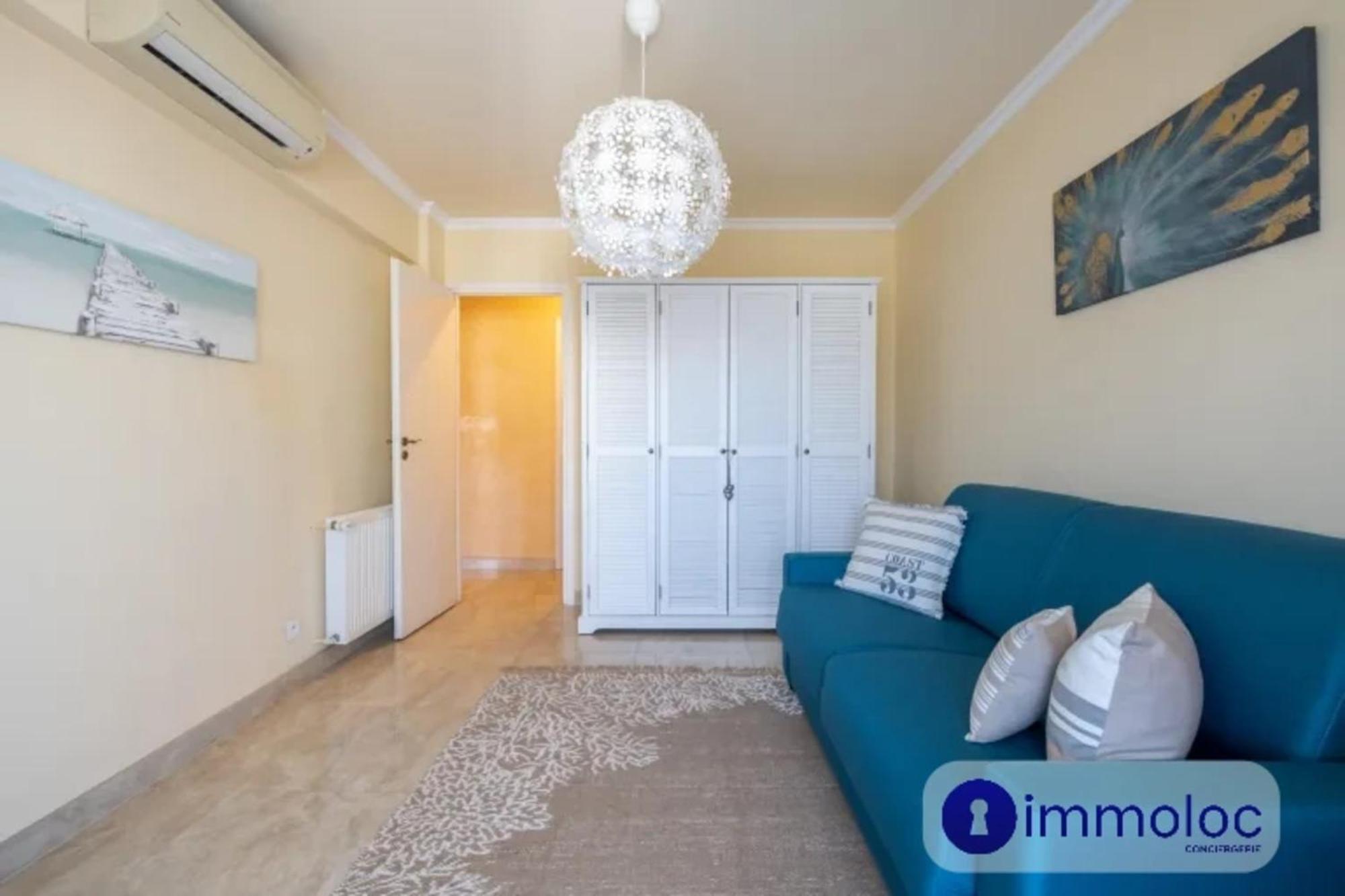 Air-Conditioned Apartment With Terrace Sea View ニース エクステリア 写真