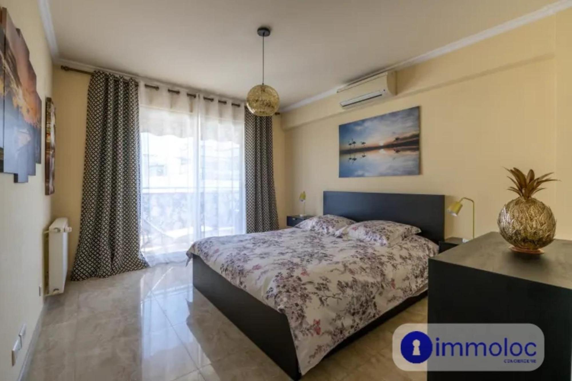 Air-Conditioned Apartment With Terrace Sea View ニース エクステリア 写真